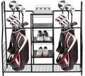 Home-it Golf Organizer Extra Large - Golf Bag Sports Dual Storage Organizer Perfect for Golfing Bags Clubs Balls Gadgets Accessories & Equipment Golf Organizer Rack for Garage and Basement