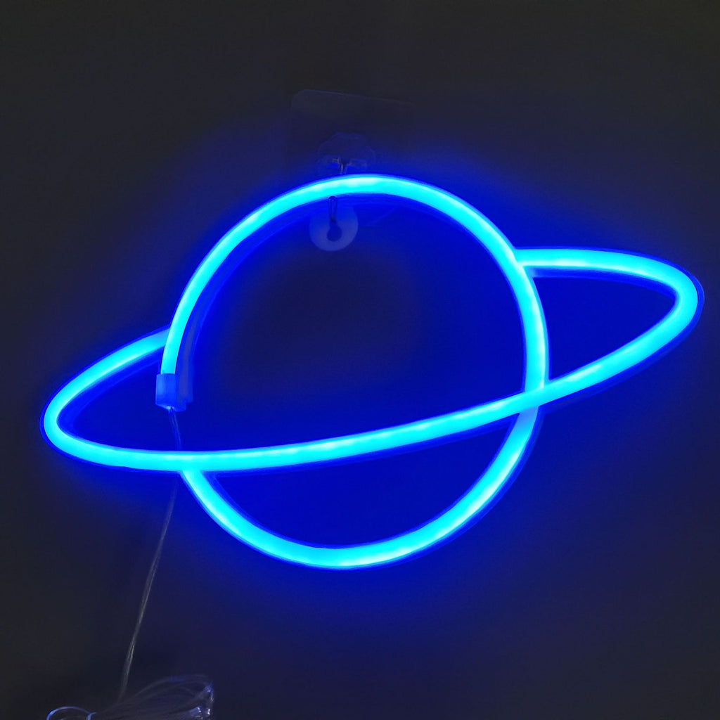 Neon Planet LED Alien Light for Room or Bar Decor