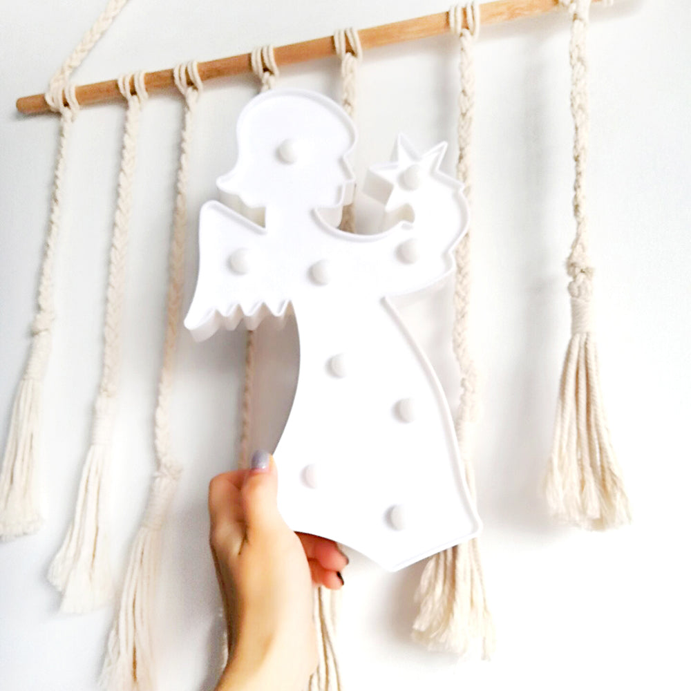 LED Angel Design Night Light for Kids' Room Decor