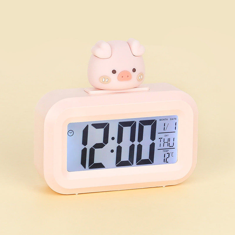 Smart Multi-Function Desk Clock with Night Light and Timer