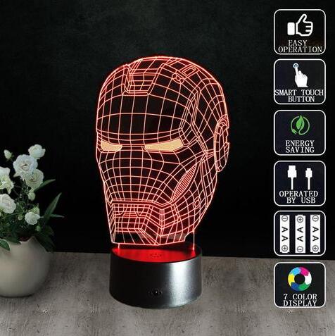 3D LED Desk Lamp