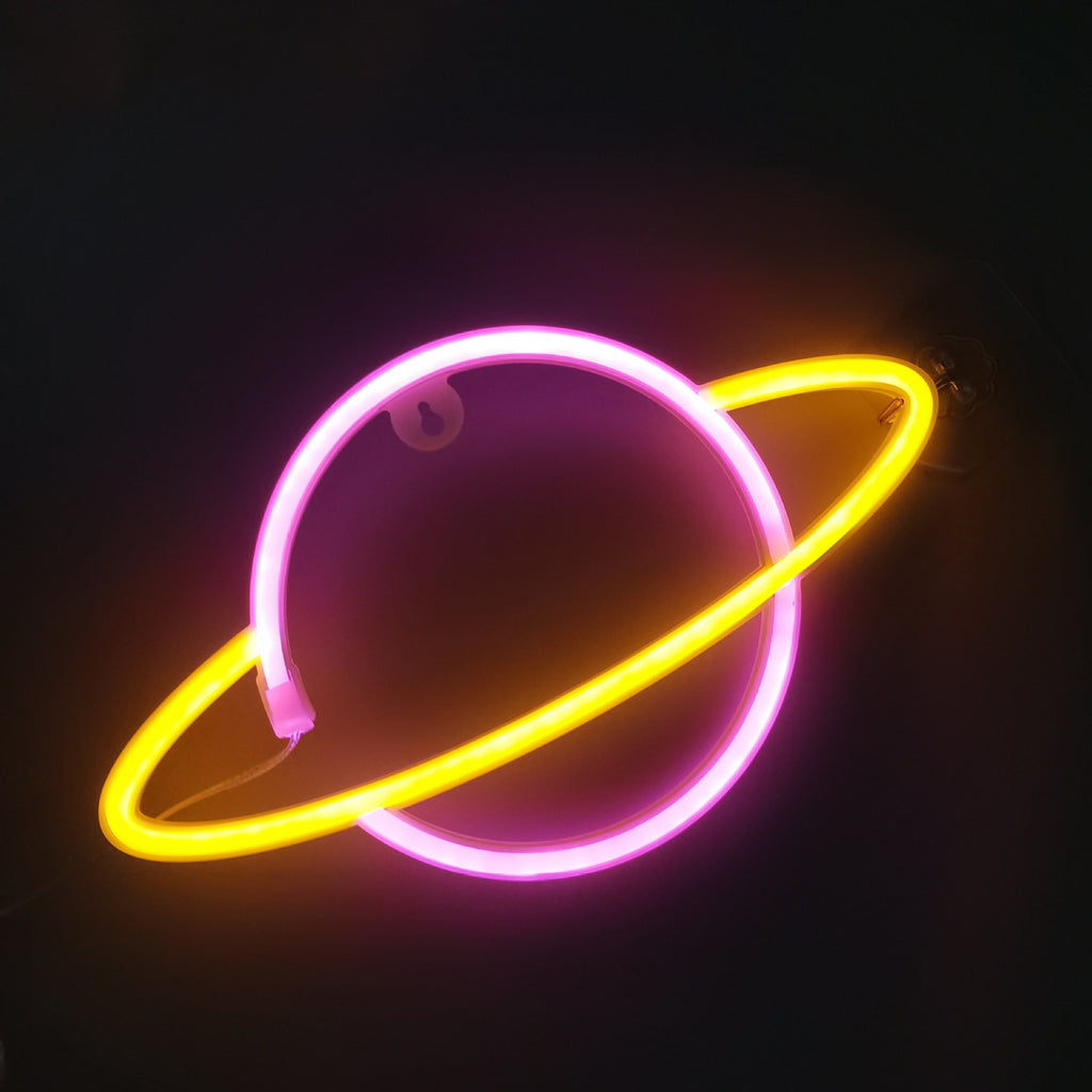 Neon Planet LED Alien Light for Room or Bar Decor