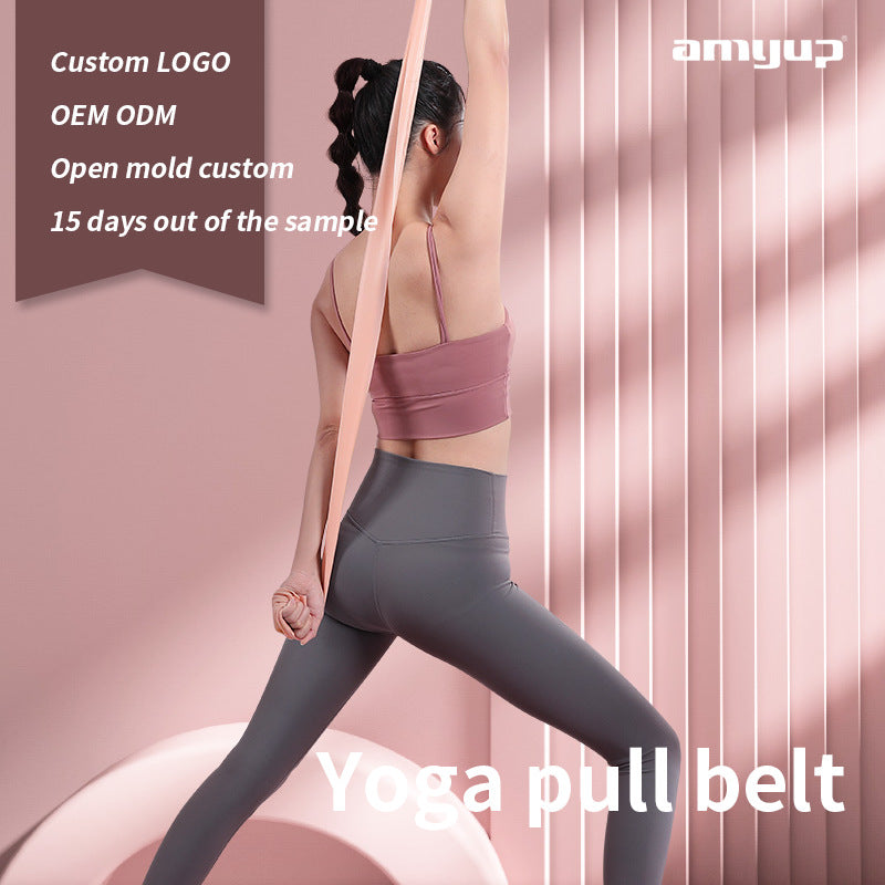 LaTeX Yoga Elastic Resistance Band for Fitness Squats