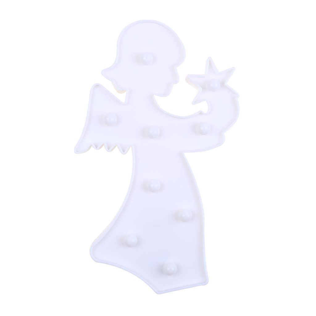 LED Angel Design Night Light for Kids' Room Decor